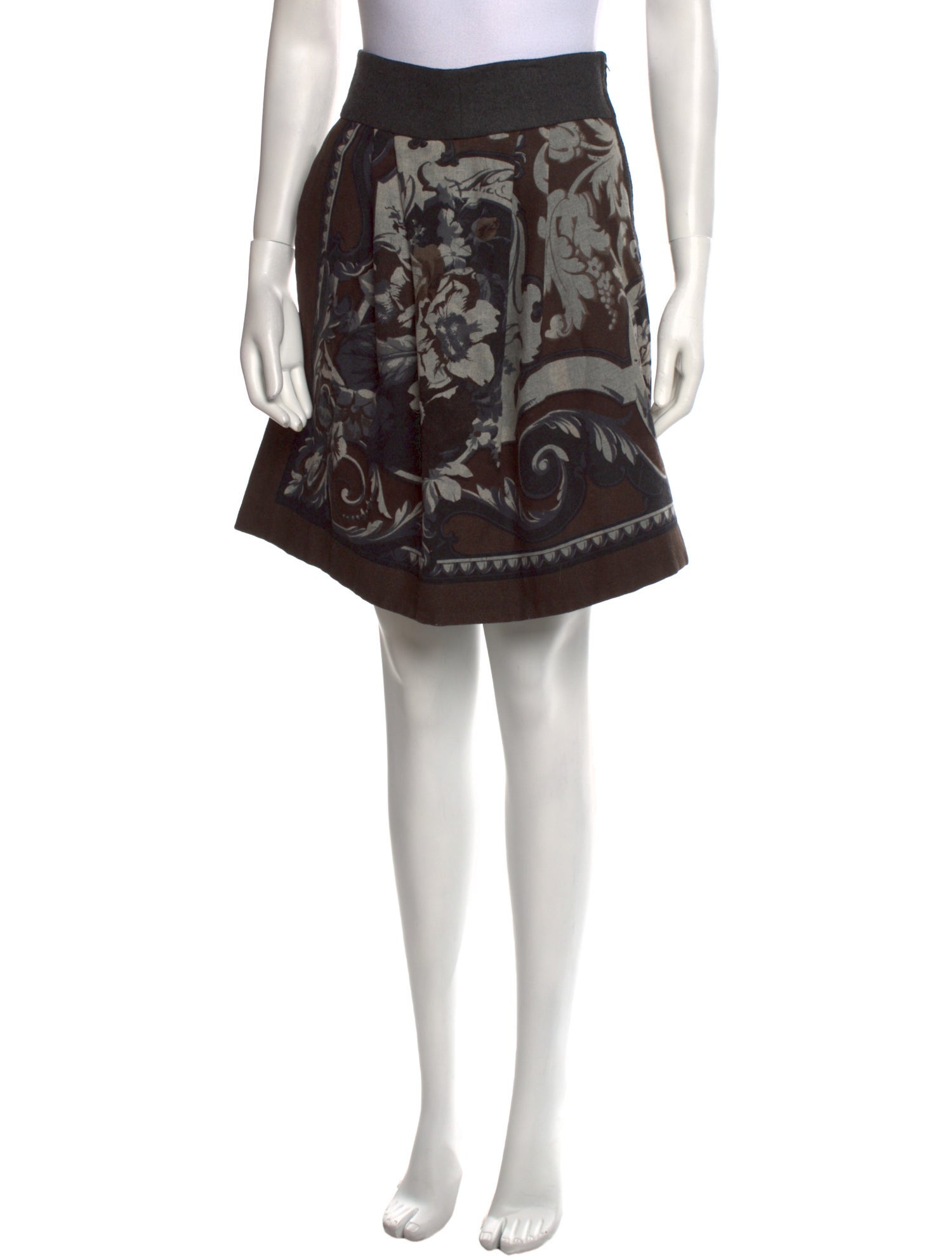 Byblos Wool Mini Skirt