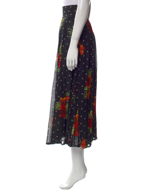 Byblos Floral Print Midi Length Skirt