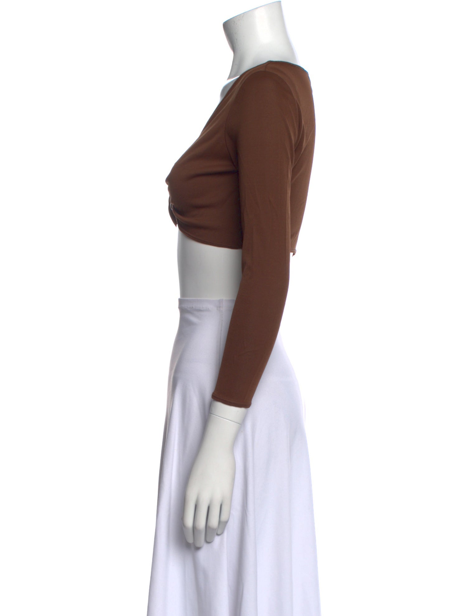 Byblos Vintage V-Neck Crop Top