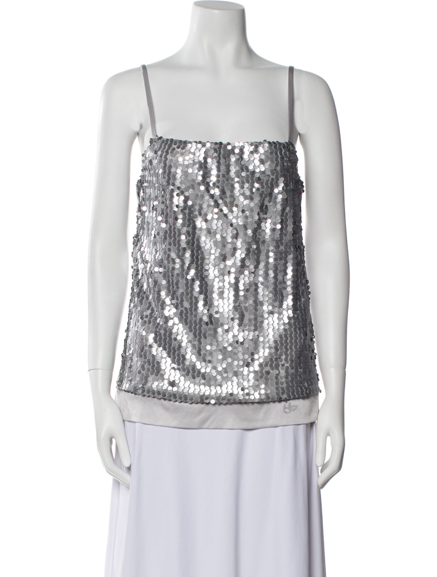 Byblos Printed Square Neckline Top w/ Tags