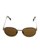 Byblos Cat-Eye Mirrored Sunglasses