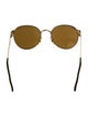 Byblos Cat-Eye Mirrored Sunglasses