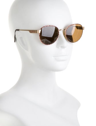 Byblos Cat-Eye Mirrored Sunglasses