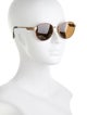 Byblos Cat-Eye Mirrored Sunglasses