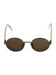 Byblos Round Mirrored Sunglasses