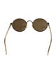 Byblos Round Mirrored Sunglasses