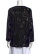 Byblos Printed Scoop Neck Blouse