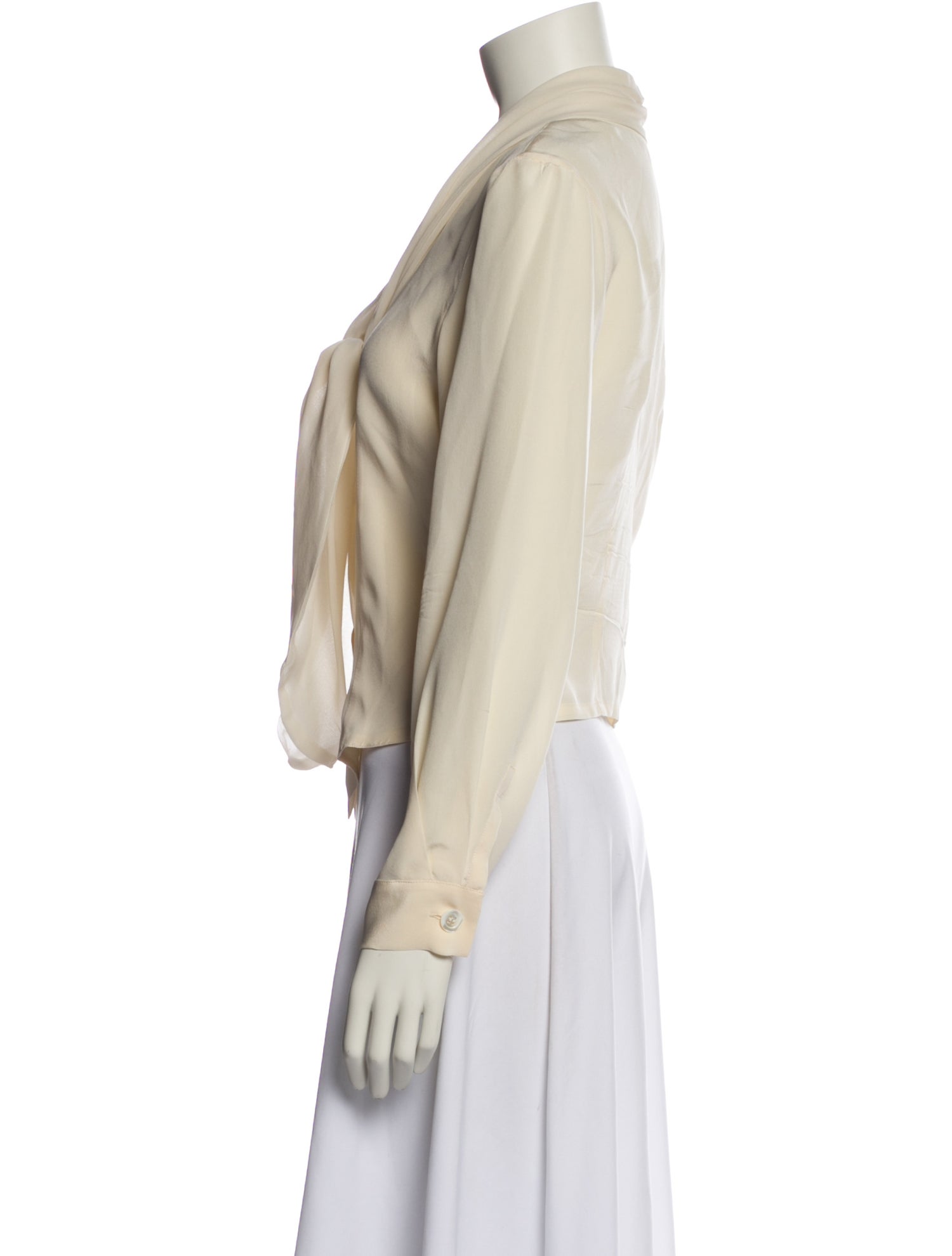Byblos Silk V-Neck Blouse
