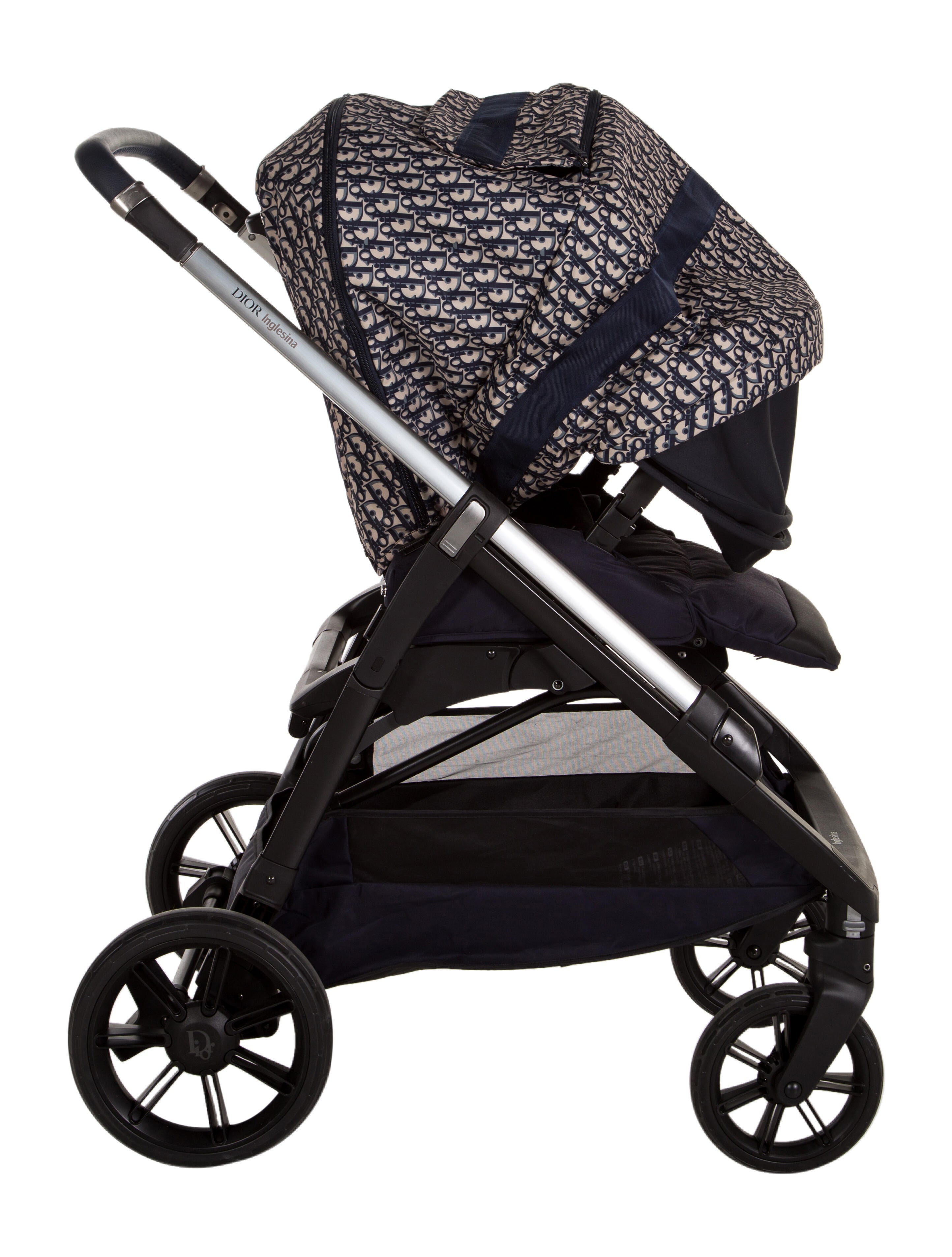 Baby Dior Dior Oblique Baby Stroller - Blue - WBYDR21137 | The