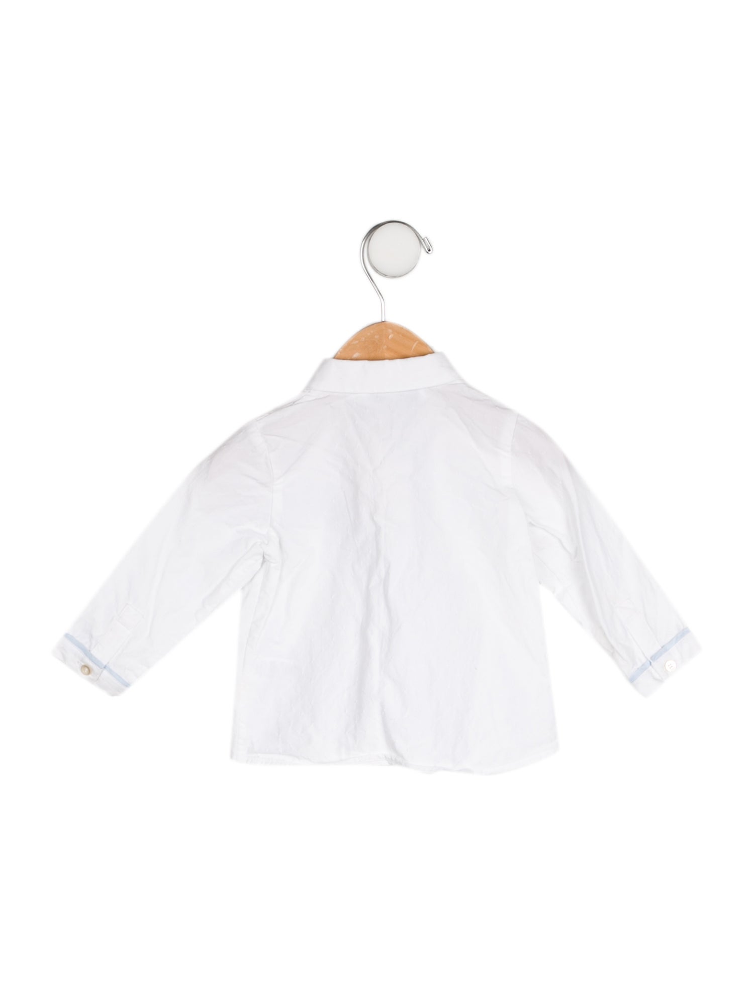Baby Dior Boys Embroidered Button Up Shirt