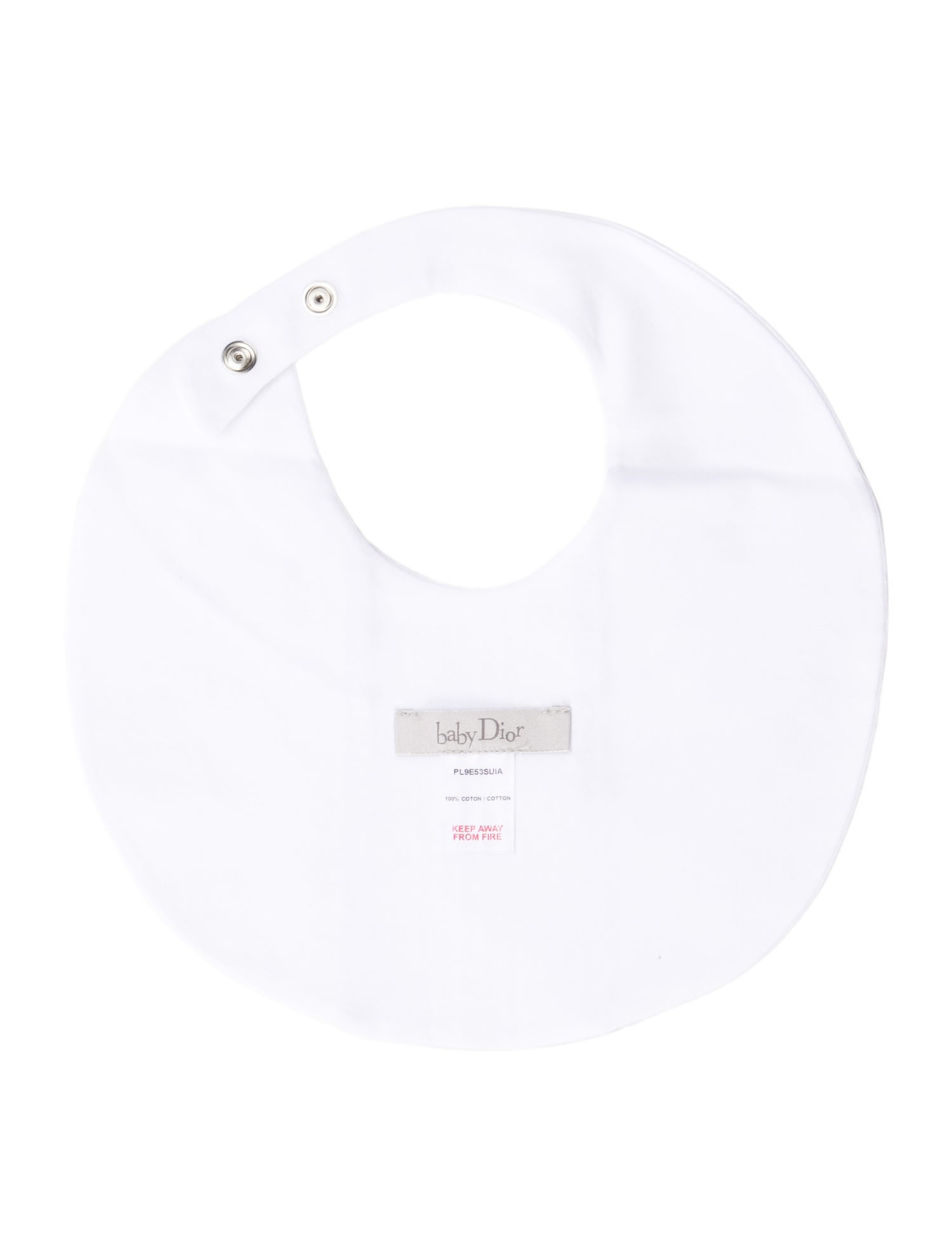 Baby Dior Solid Baby Bib