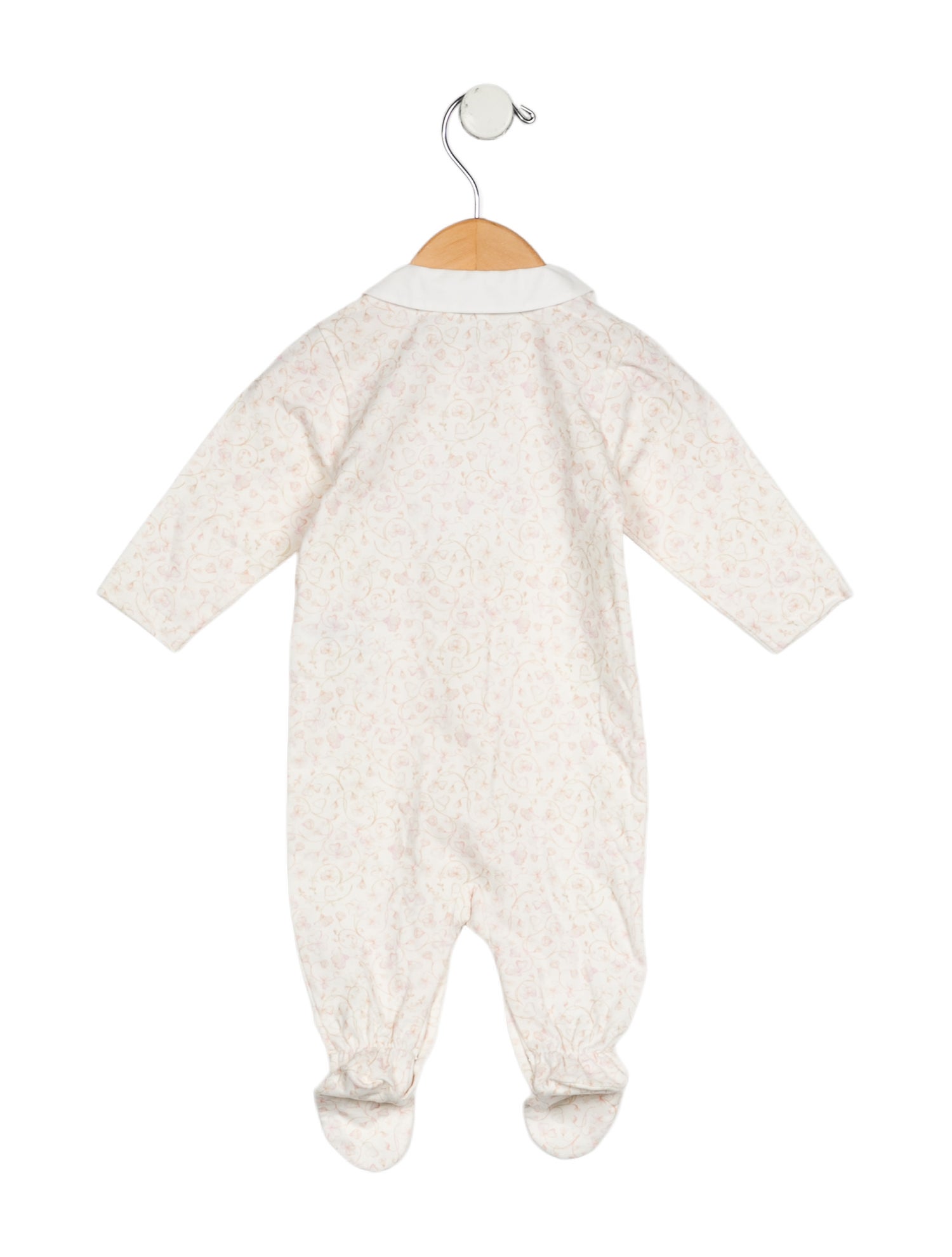 Baby Dior infant girls' neutral pattern printed onesie w/Tags