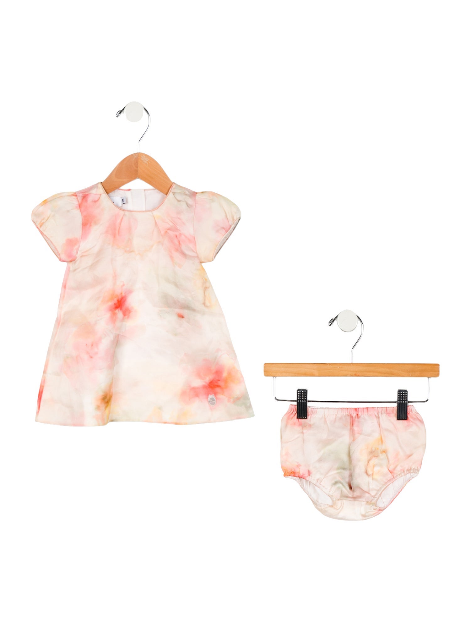 Baby Dior Infants' Floral Dress and Bloomer Set