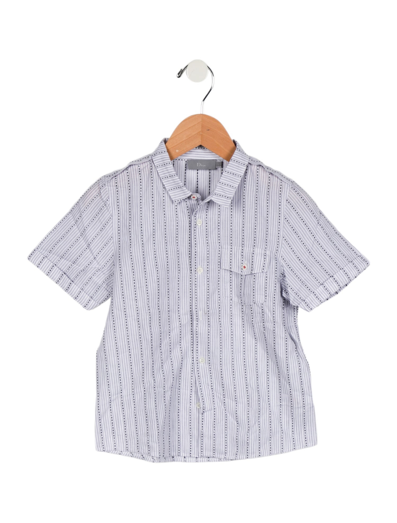 Baby Dior Toddler Boys' Striped Button Up Shirt