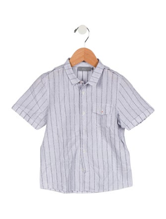 Baby Dior Toddler Boys' Striped Button Up Shirt