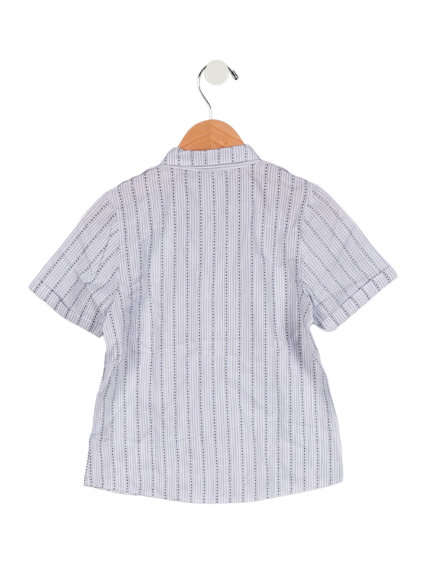 Baby Dior Toddler Boys' Striped Button Up Shirt