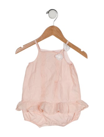 Baby Dior Infant Girls' Solid Romper