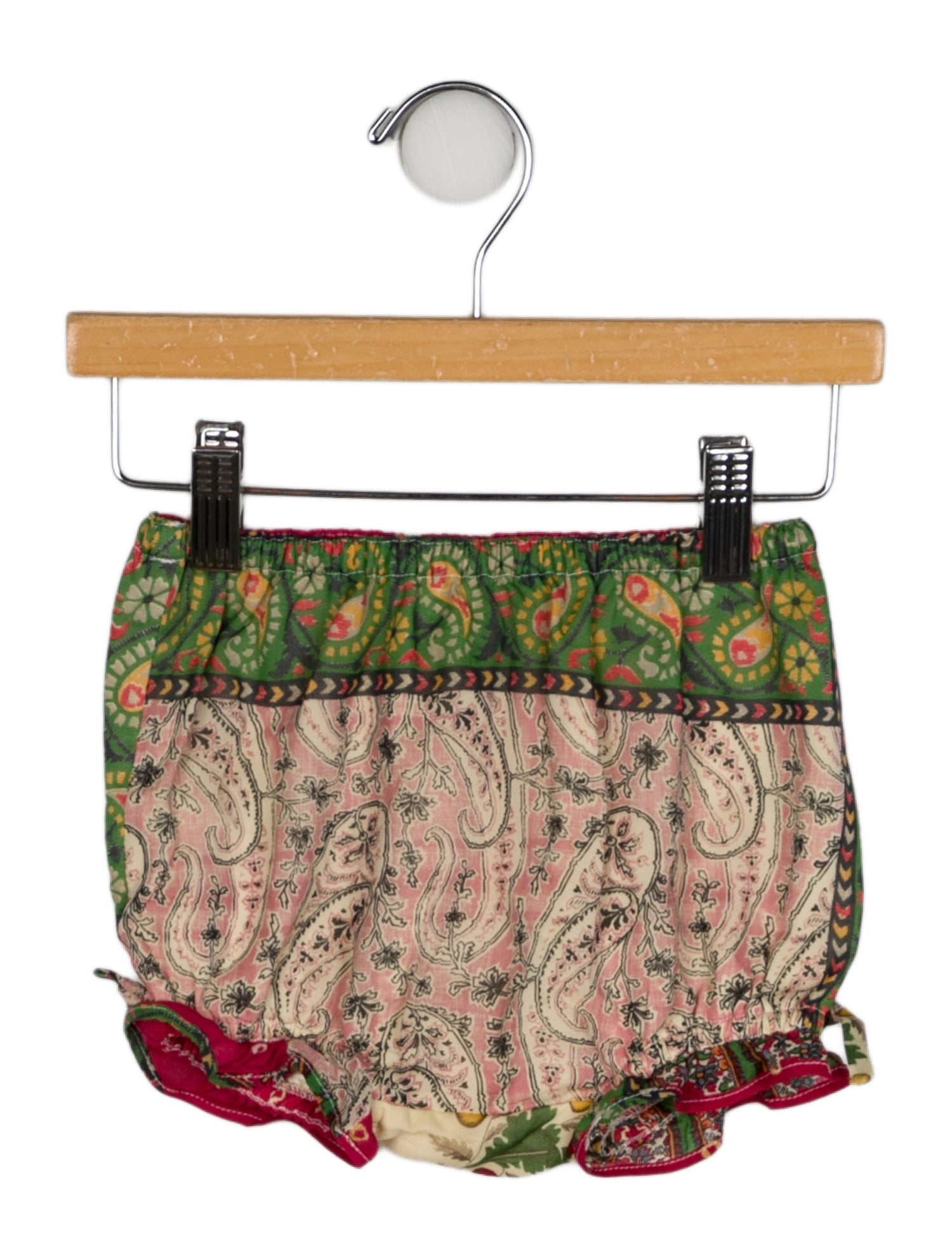 Baby Dior Girls' Silk Paisley Print Bottoms