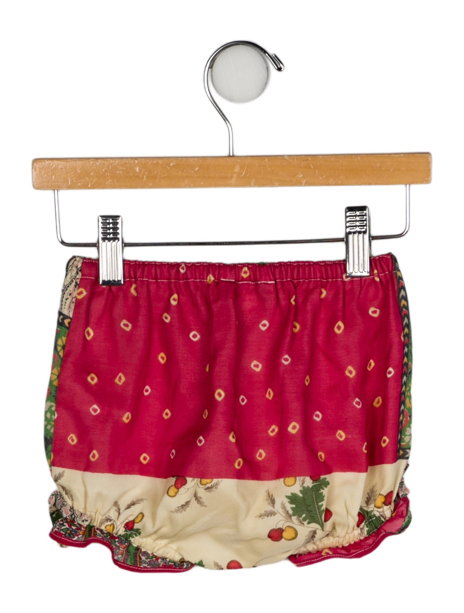 Baby Dior Girls' Silk Paisley Print Bottoms