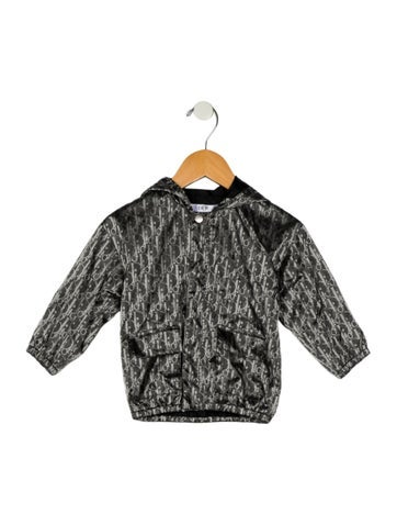 Baby Dior Sizes 0-24 Months Infant Boys' Oblique Hooded Windbreaker