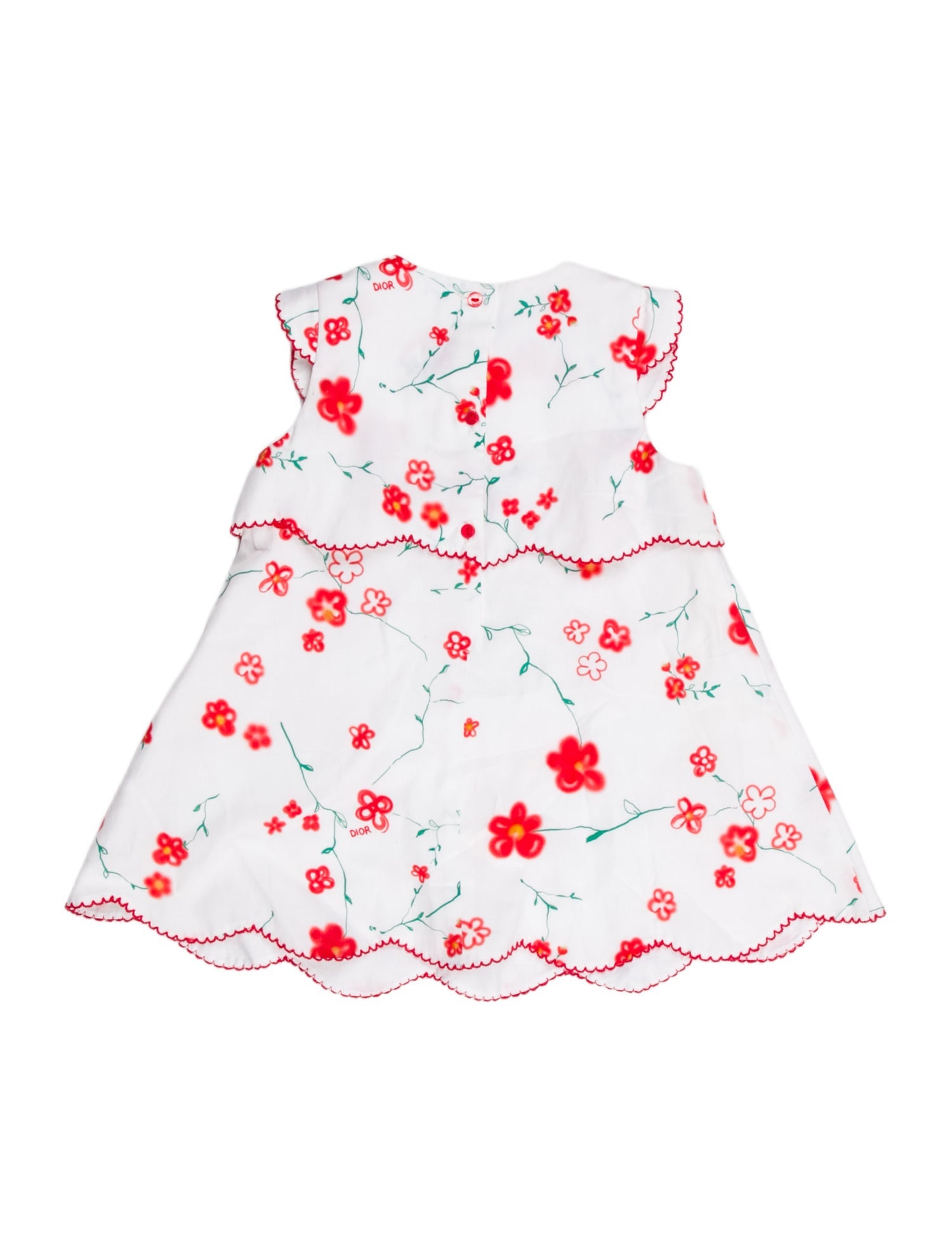 Baby Dior Girls' Sleeveless Floral Print Dress w/ Tags