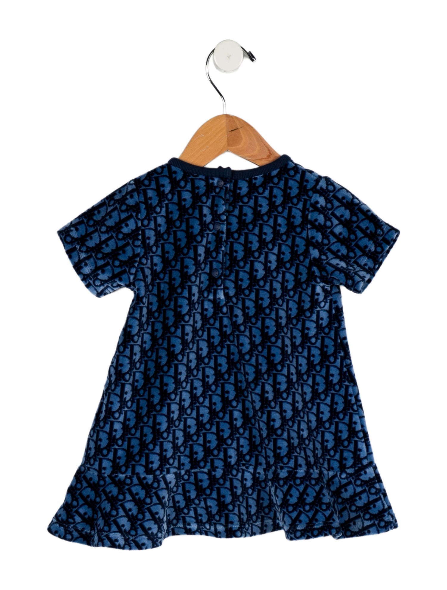 Baby Dior Toddler Girls' Oblique Pattern Dress w/Tags