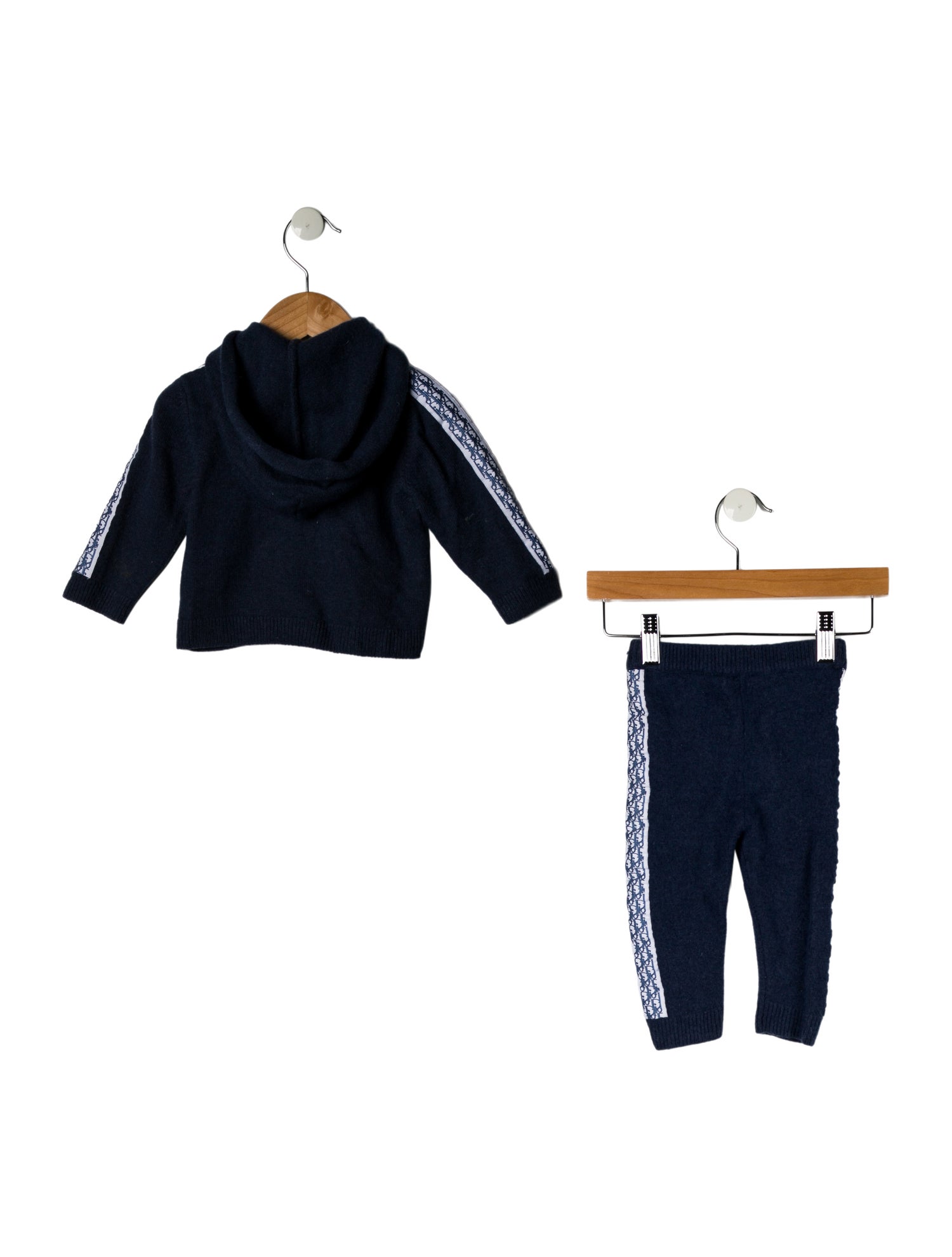 Baby Dior Infant Boys' Blue Wool Set