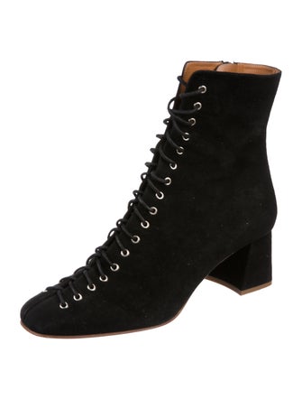 By Far Becca Suede Ankle Boots