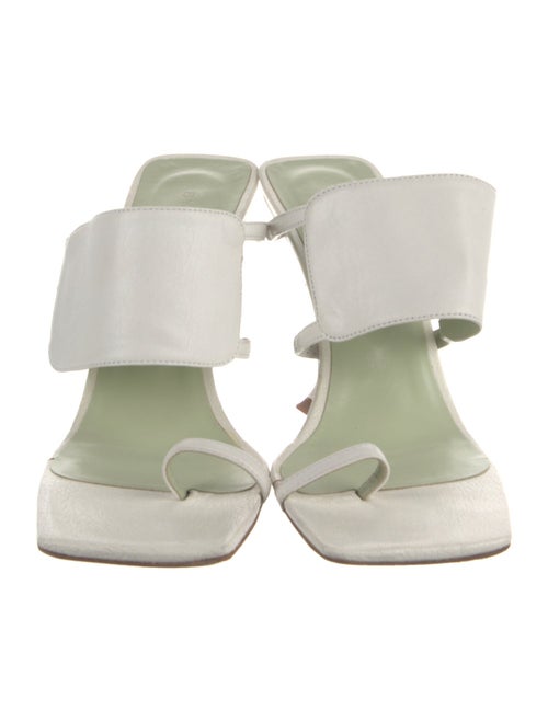 By Far Leather Slides