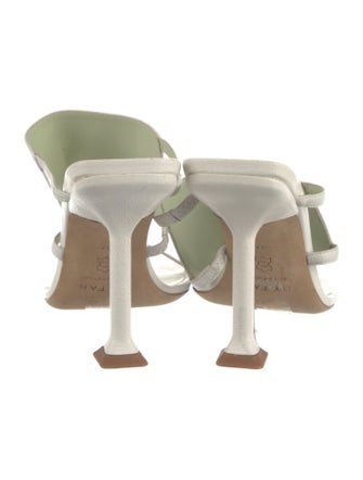 By Far Leather Slides