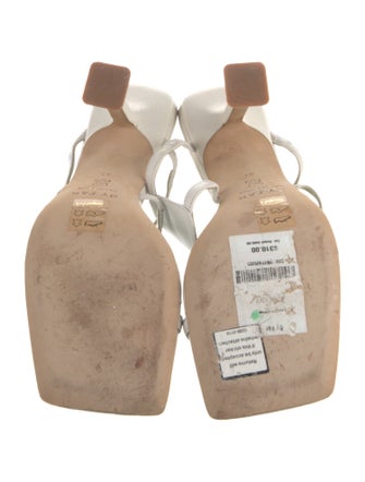 By Far Leather Slides