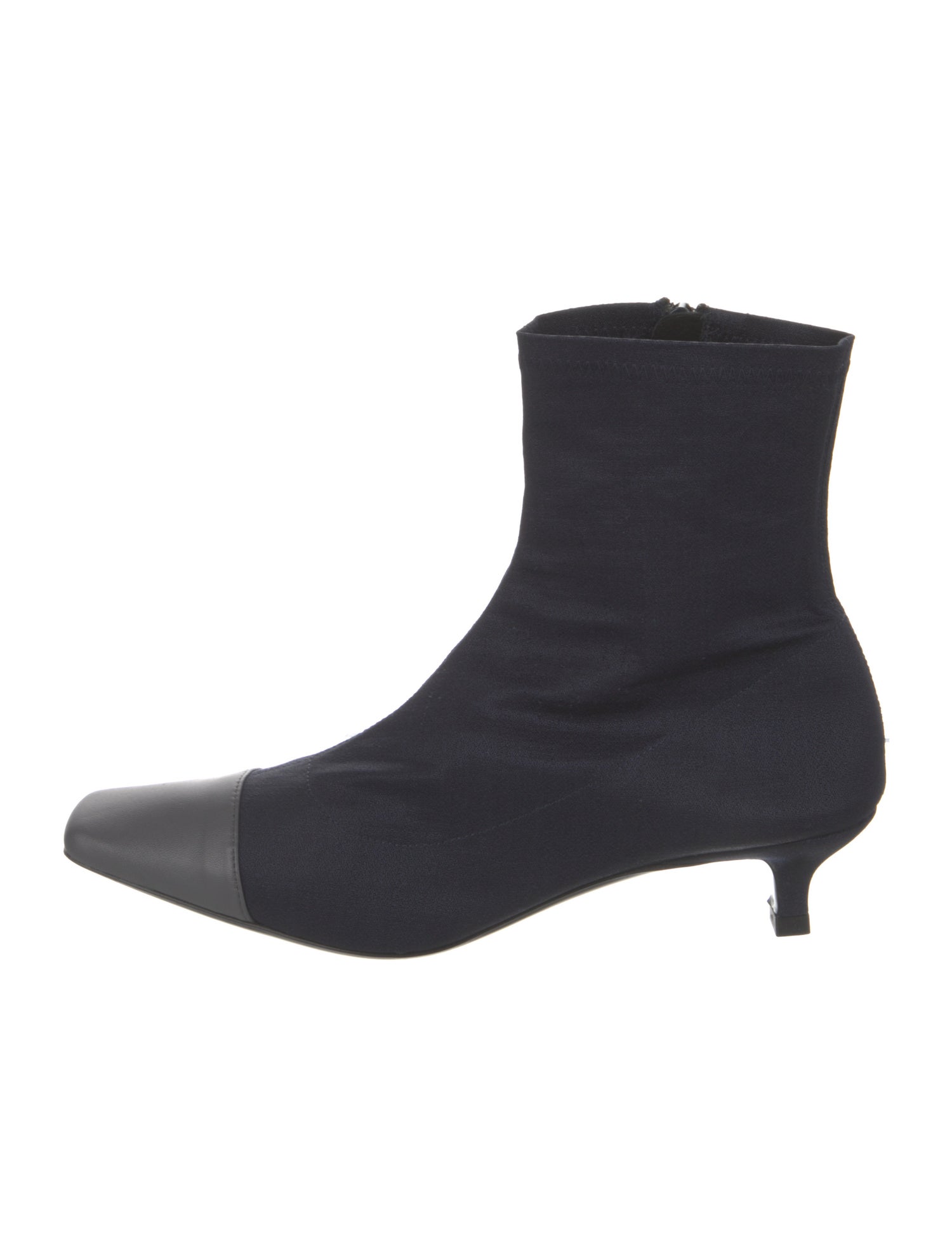 By Far Canvas Colorblock Pattern Sock Boots