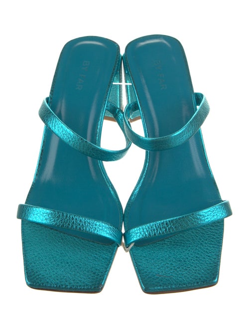 By Far Leather Slides