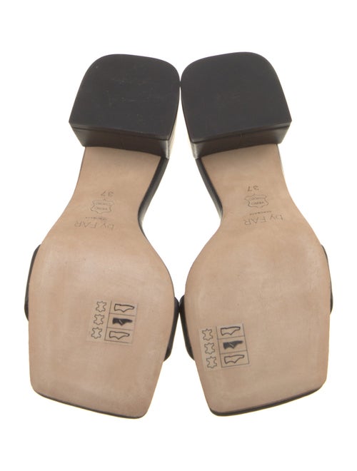 By Far Leather Slides