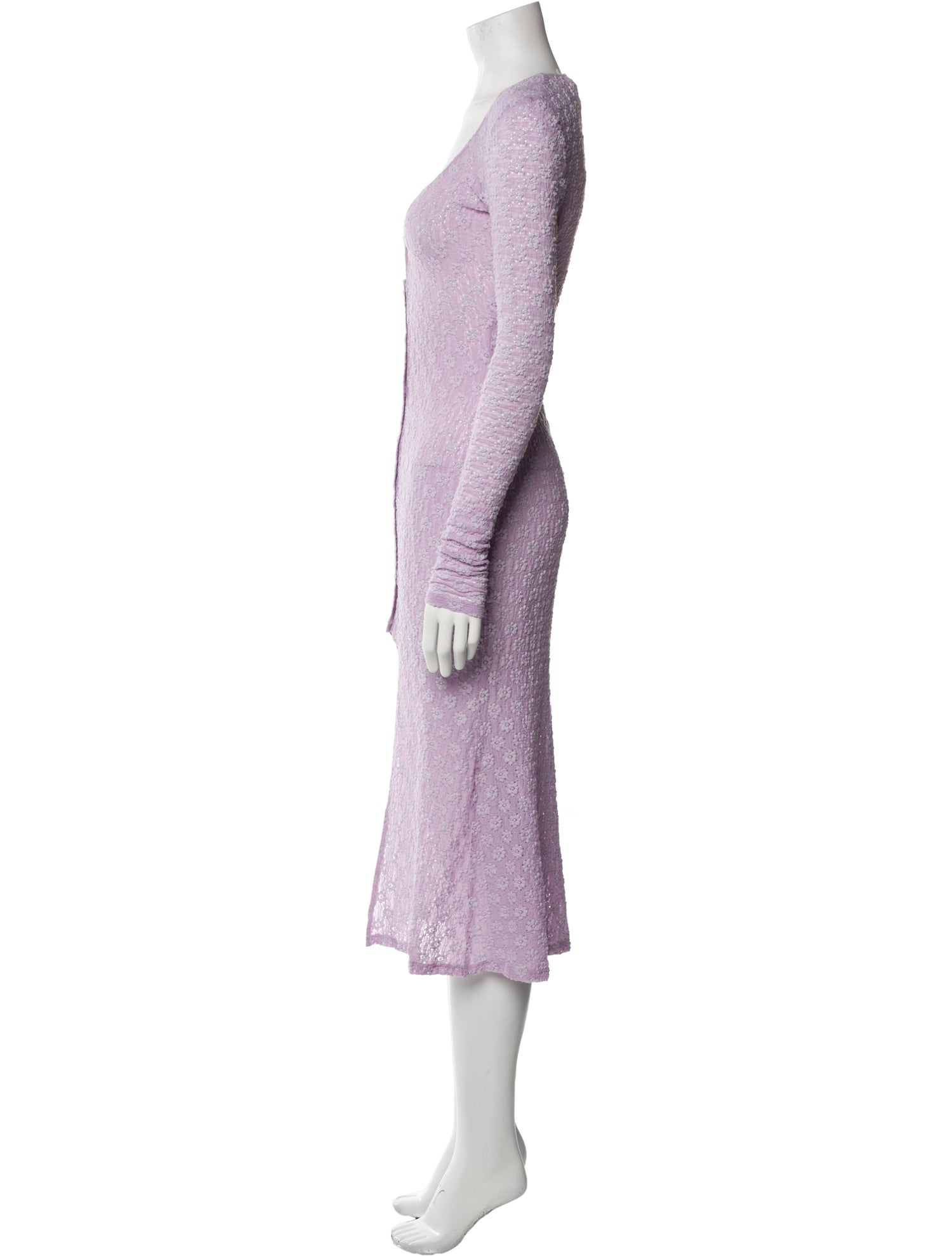 By Far Scoop Neck Midi Length Dress w/ Tags