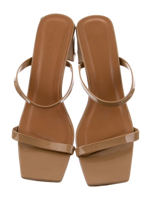 By Far Patent Leather Slides