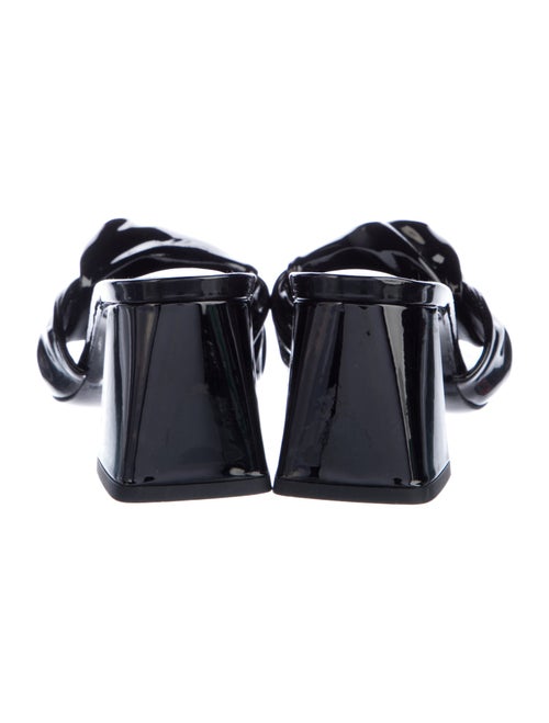 By Far Patent Leather Slides