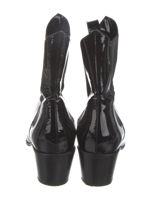 By Far Patent Leather Chelsea Boots