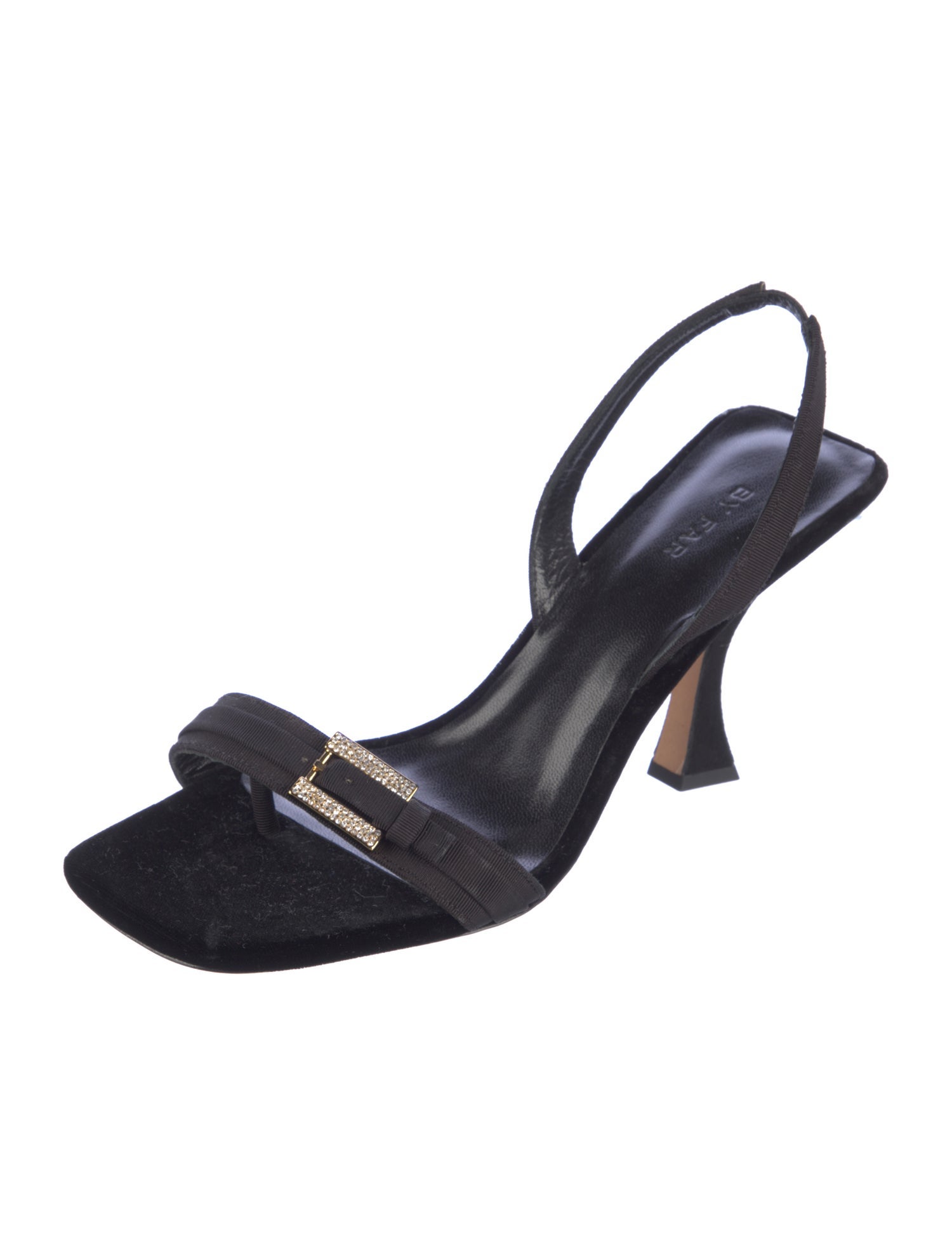 By Far Suede Slingback Sandals