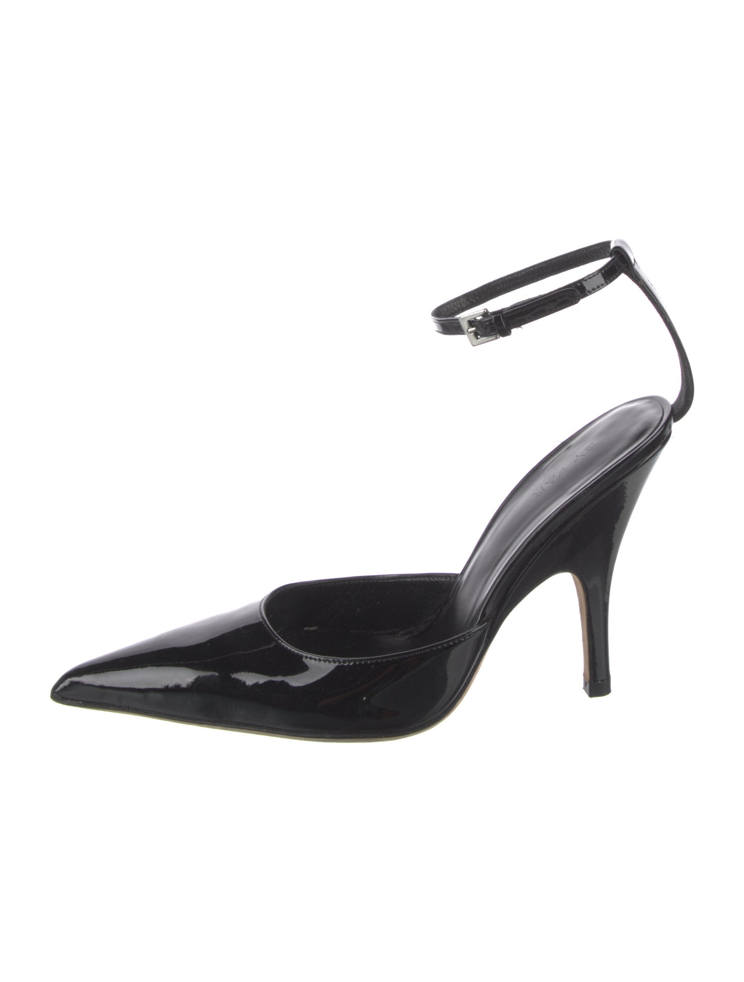 By Far Patent Leather D'Orsay Pumps