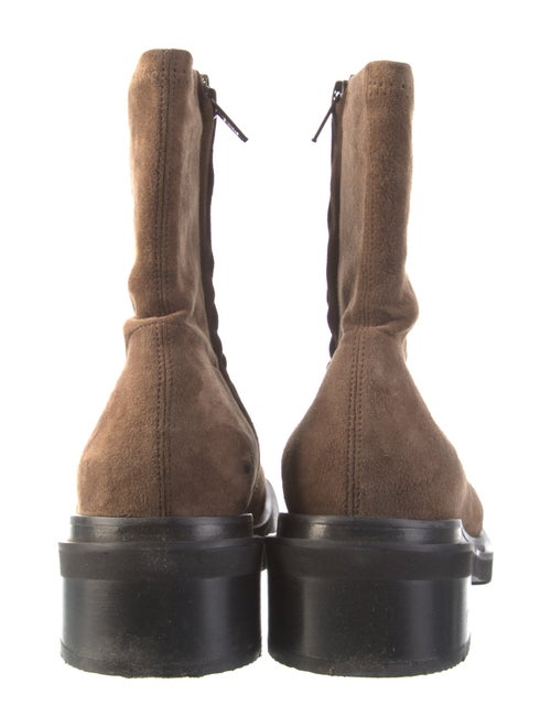 By Far Suede Combat Boots