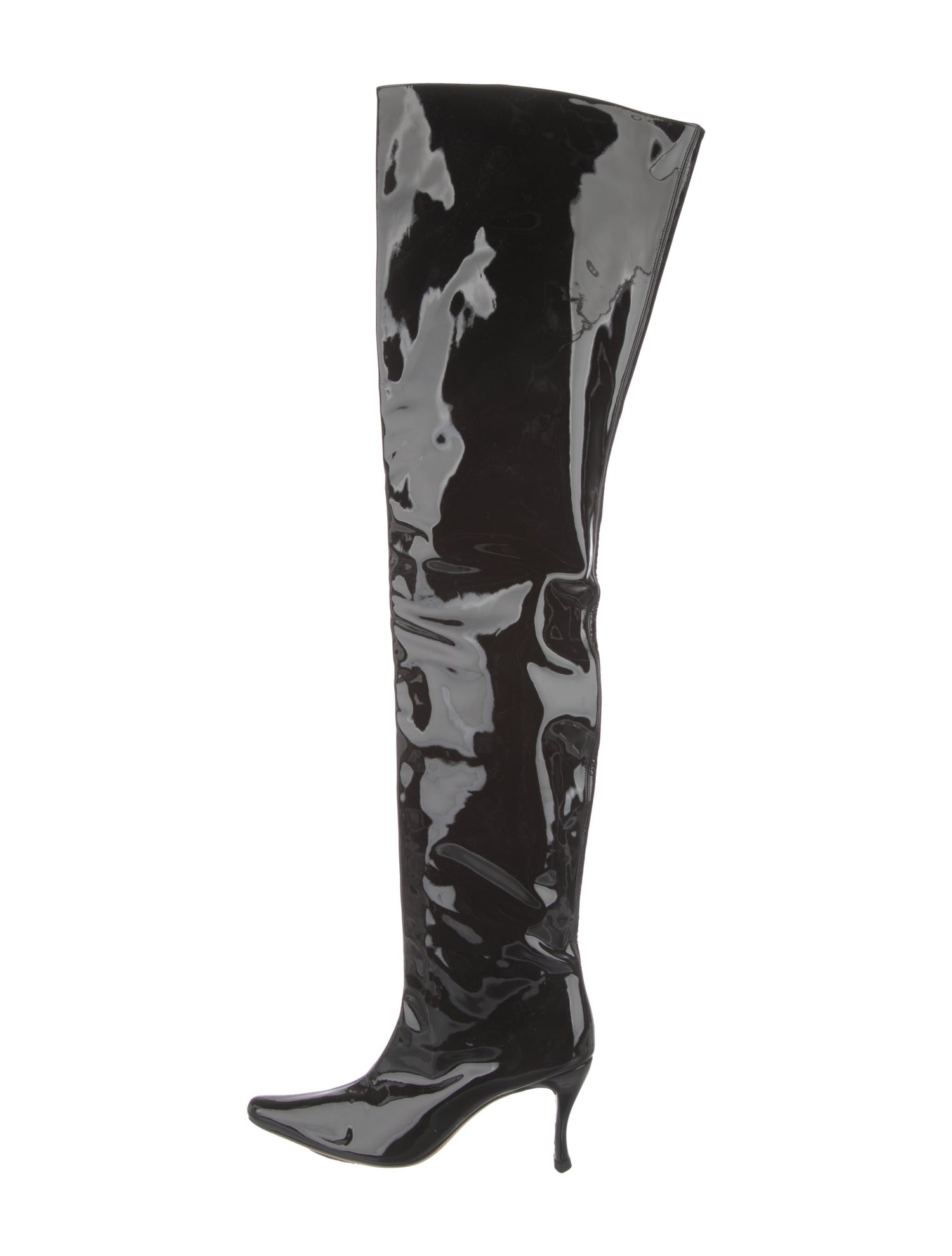 By Far Patent Leather Boots