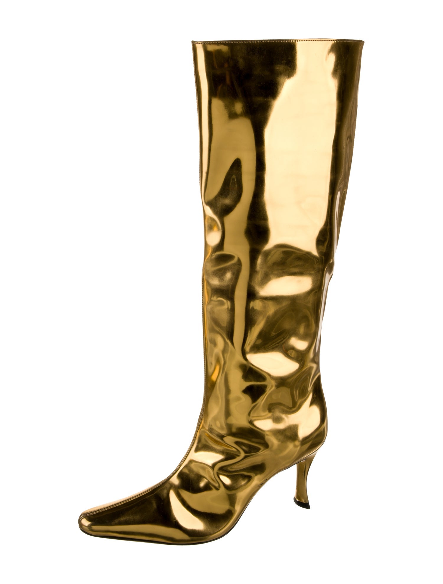 By Far Patent Leather Boots