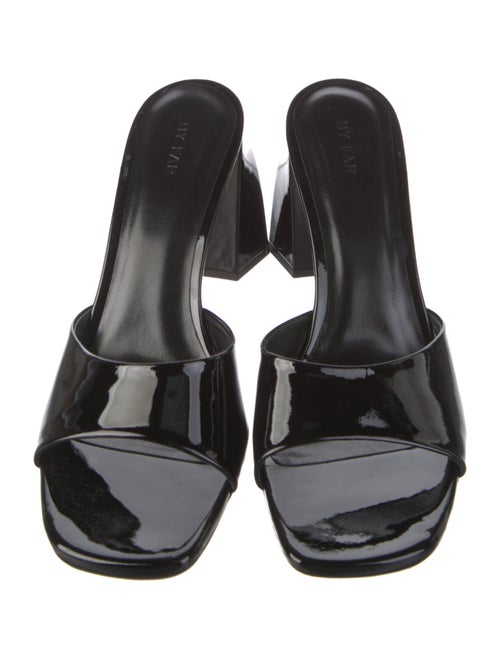 By Far Patent Leather Slides