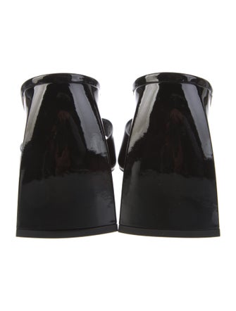 By Far Patent Leather Slides