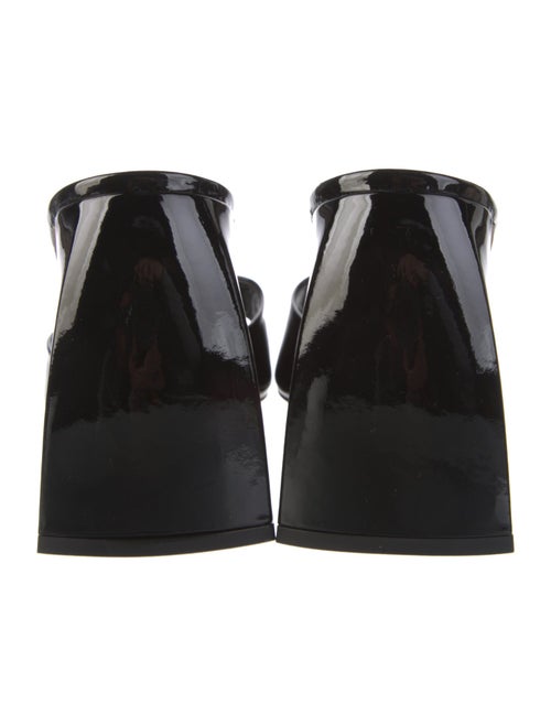 By Far Patent Leather Slides