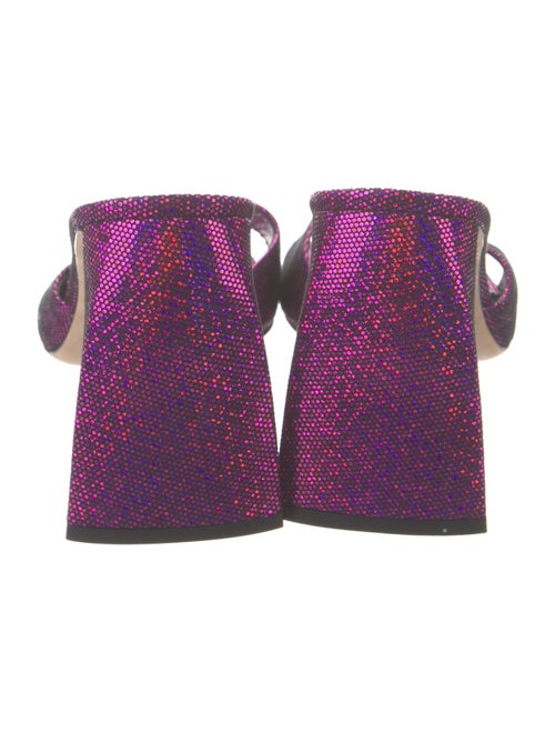 By Far Suede Printed Slides