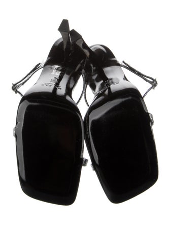 By Far Patent Leather Slides