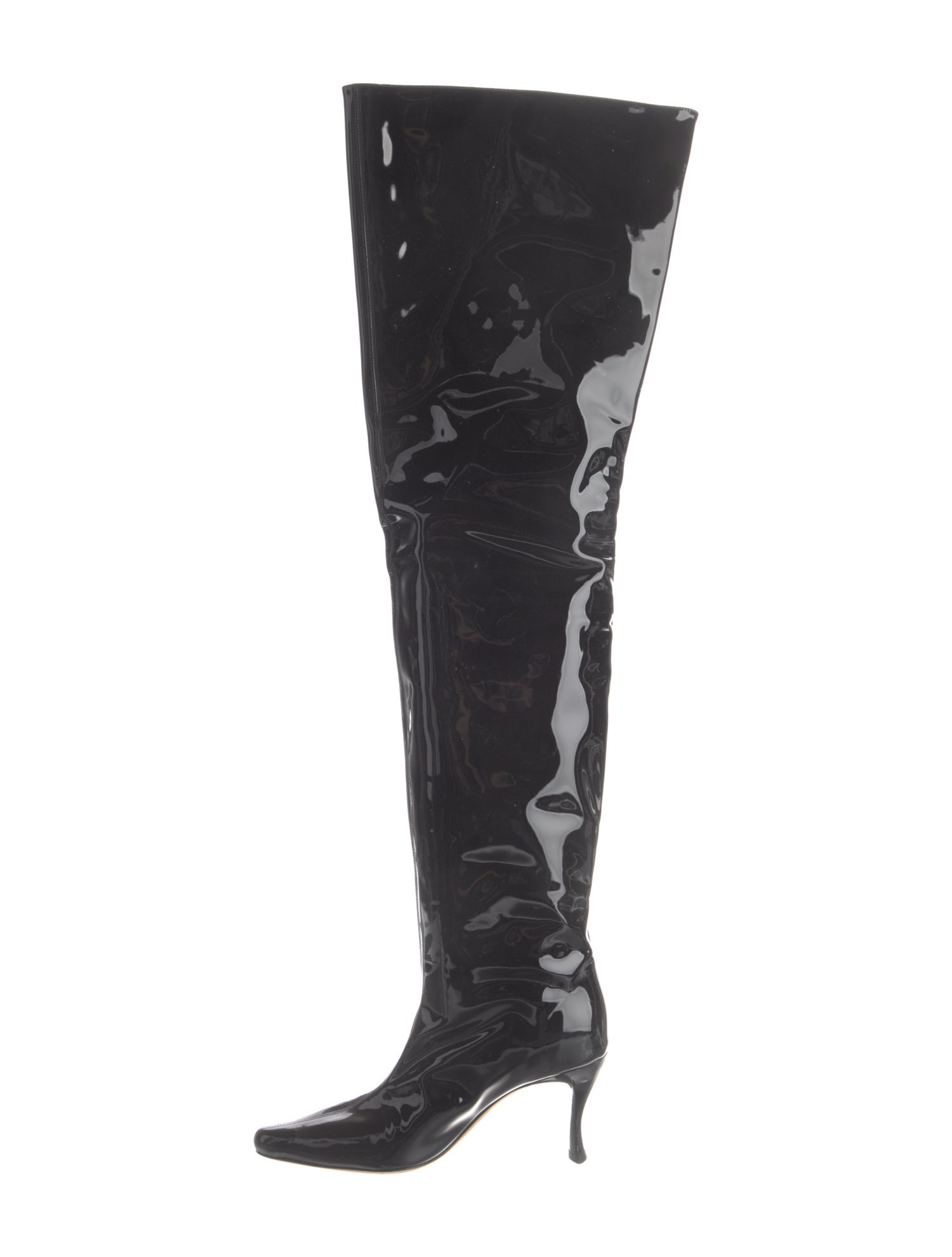 By Far Patent Leather Boots
