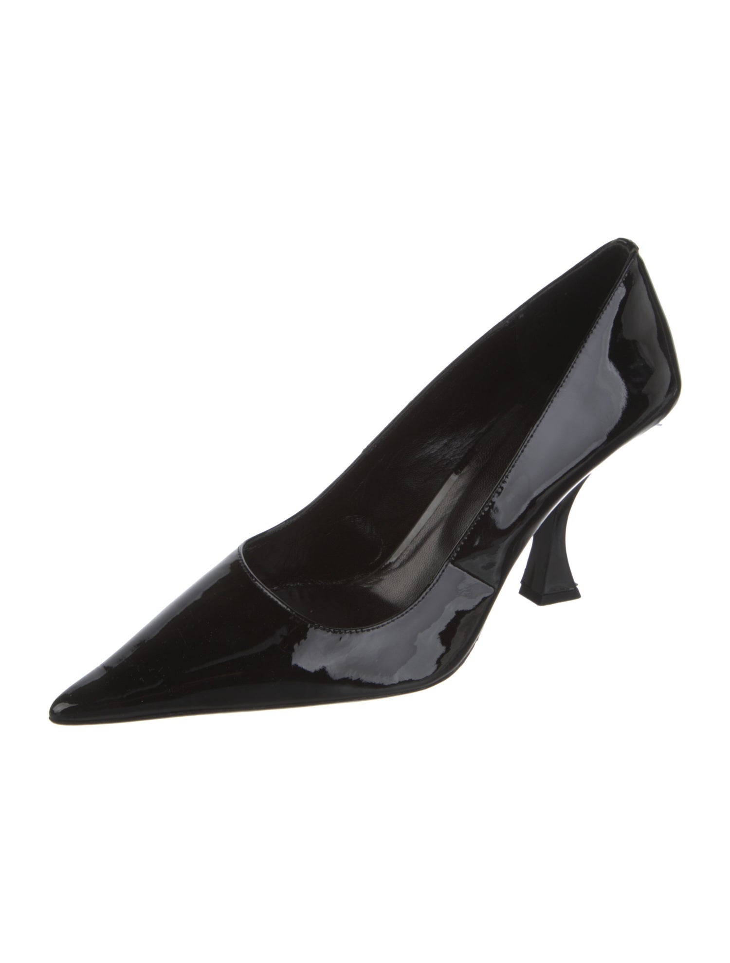 By Far Patent Leather Pumps